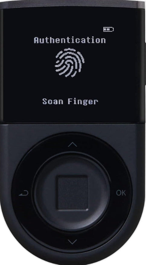 Hardware Wallet | Biometric Cold Storage, Bluetooth, Multi-Crypto