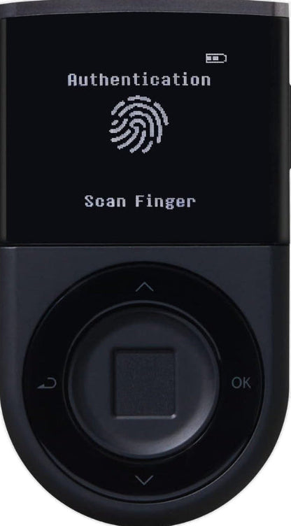 Hardware Wallet | Biometric Cold Storage, Bluetooth, Multi-Crypto